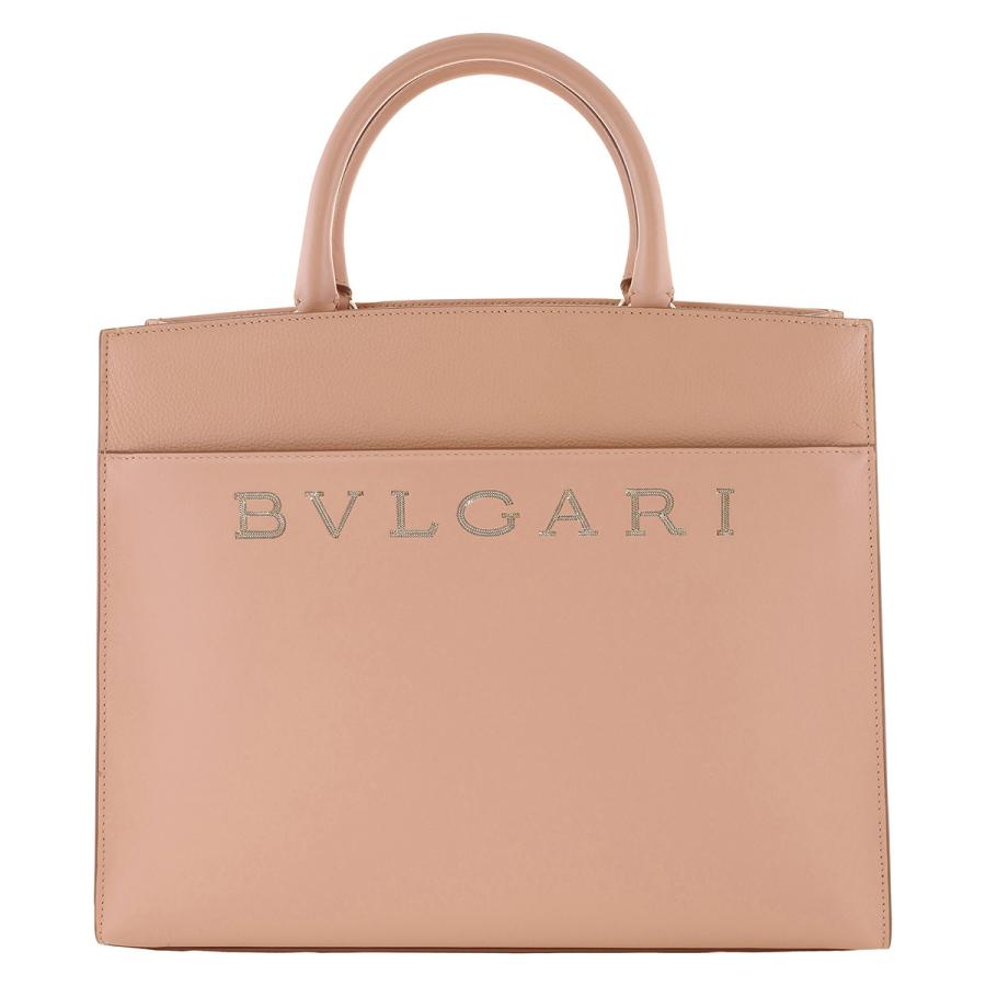 Bvlgari Leather Logo Tote Bag by BVLGARI
