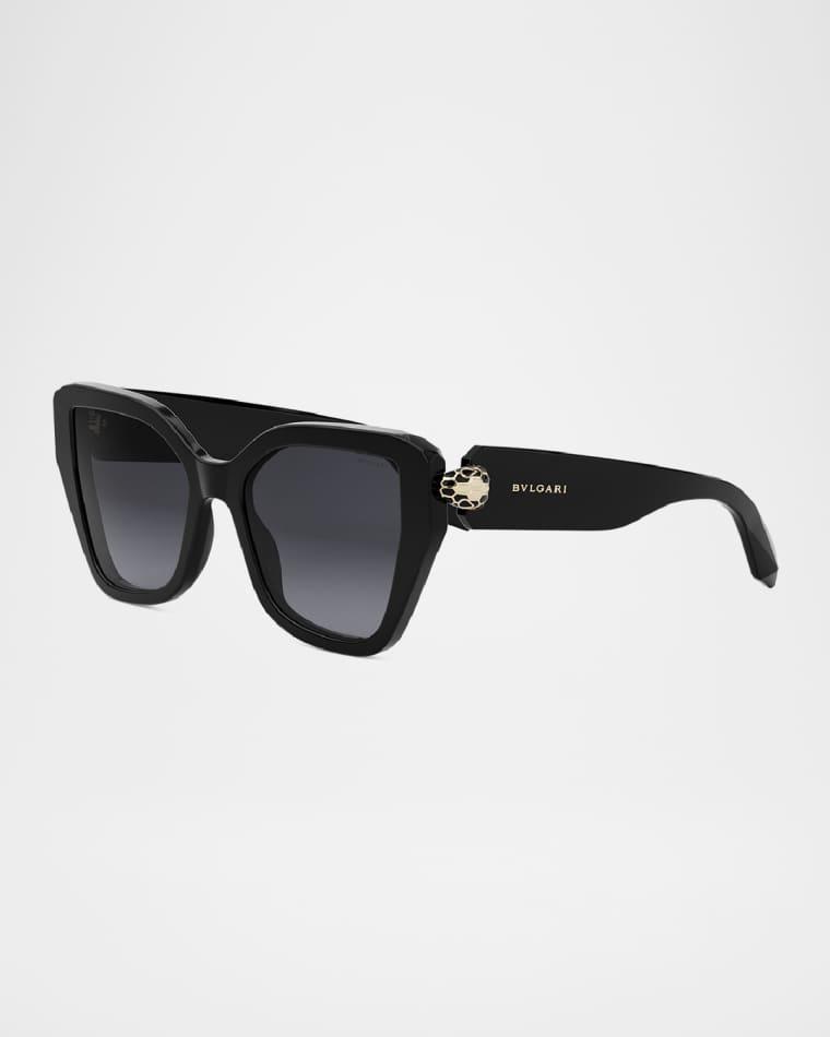 Serpenti Acetate Butterfly Sunglasses by BVLGARI