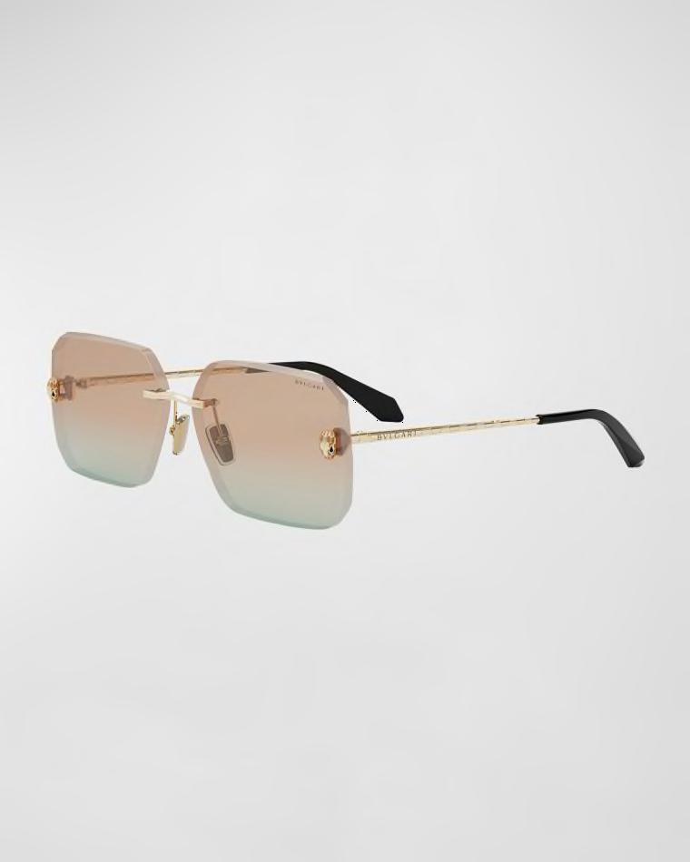 Serpenti Forever Square Sunglasses by BVLGARI