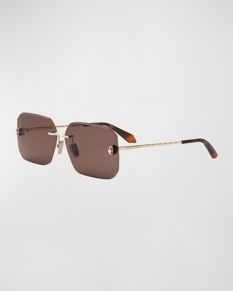Serpenti Forever Square Sunglasses by BVLGARI