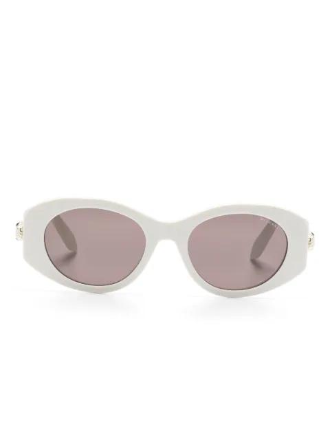 Serpenti oval-frame sunglasses by BVLGARI
