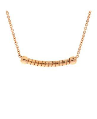 Tubogas Pendant Necklace 18K Rose Gold by  BVLGARI