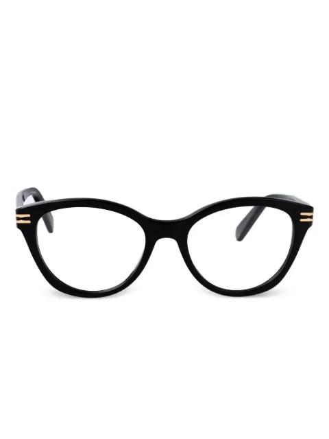 cat-eye frame glasses by BVLGARI