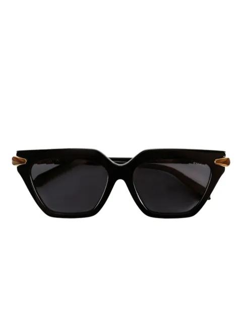 geometric-frame sunglasses by BVLGARI