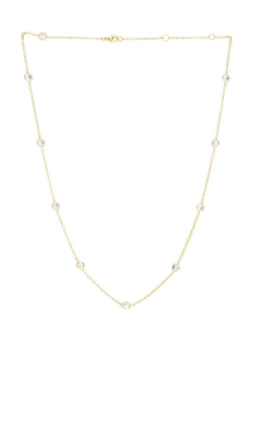 By Adina Eden Diamond By The Yard Necklace in Metallic Gold by BY ADINA EDEN