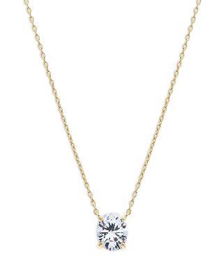 Eden Juliette Cubic Zirconia Pendant Necklace by BY ADINA EDEN