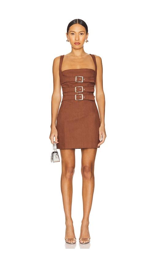BY.DYLN Cindy Mini Dress in Rust by BY.DYLN