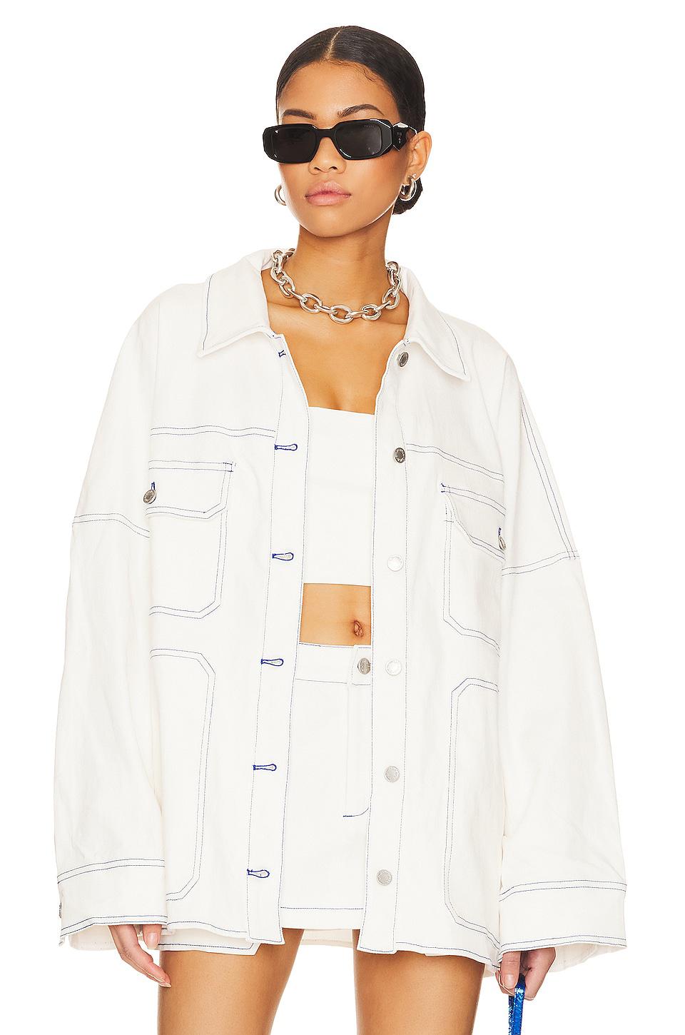 BY.DYLN Cooper Jacket in White by BY.DYLN