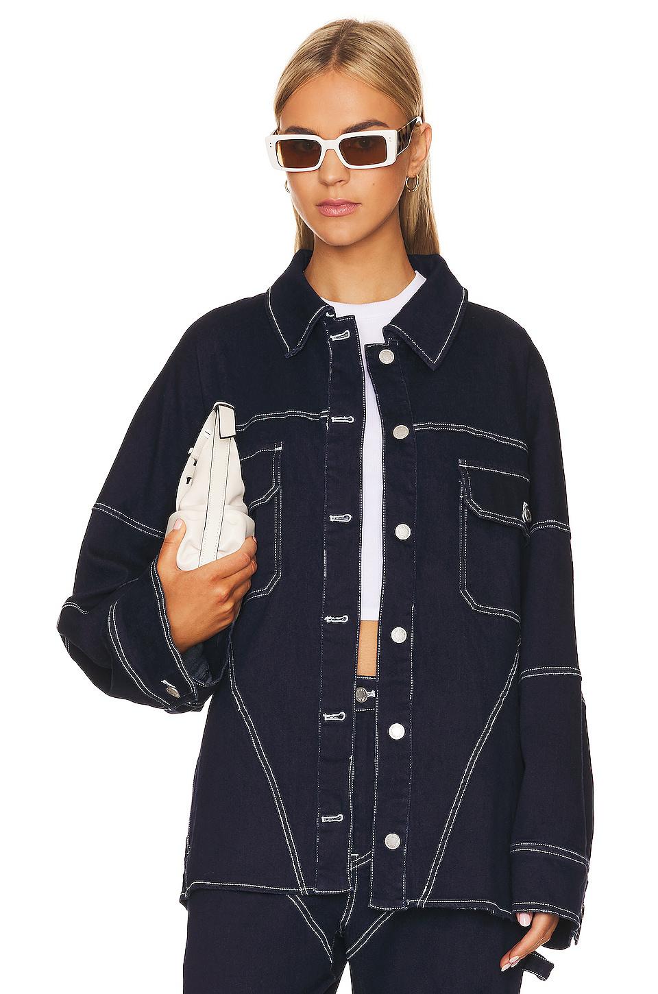 BY.DYLN Cyrus Jacket in Blue by BY.DYLN