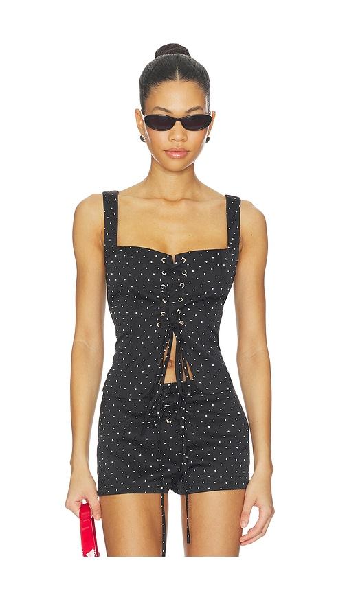 BY.DYLN Emmeline Top in Black by BY.DYLN