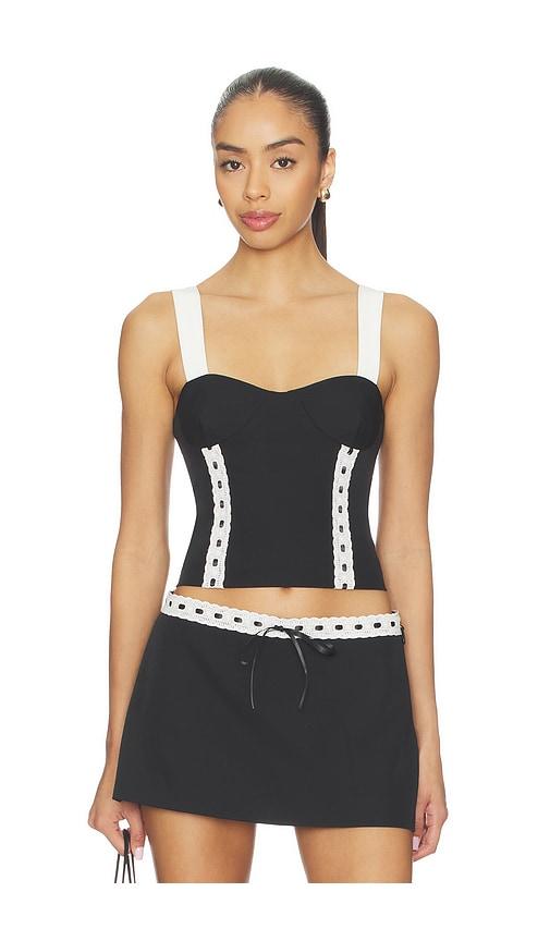 BY.DYLN Juliette Top in Black by BY.DYLN