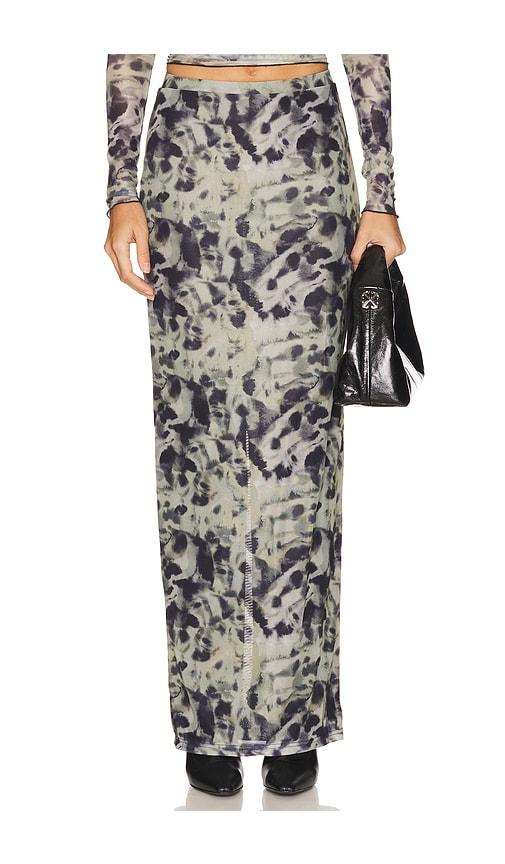 BY.DYLN Maddox Maxi Skirt in Grey by BY.DYLN
