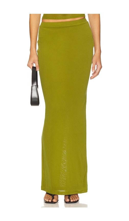 BY.DYLN Maddox Skirt in Green by BY.DYLN