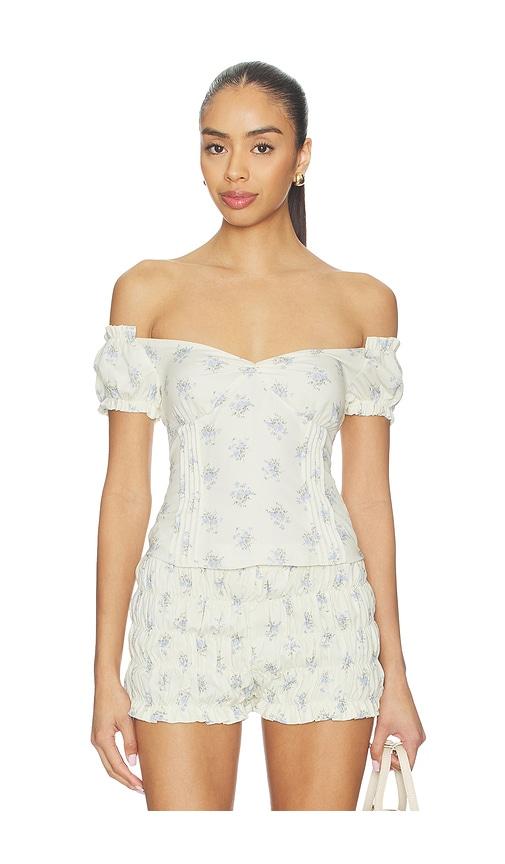 BY.DYLN Zayla Top in Cream by BY.DYLN