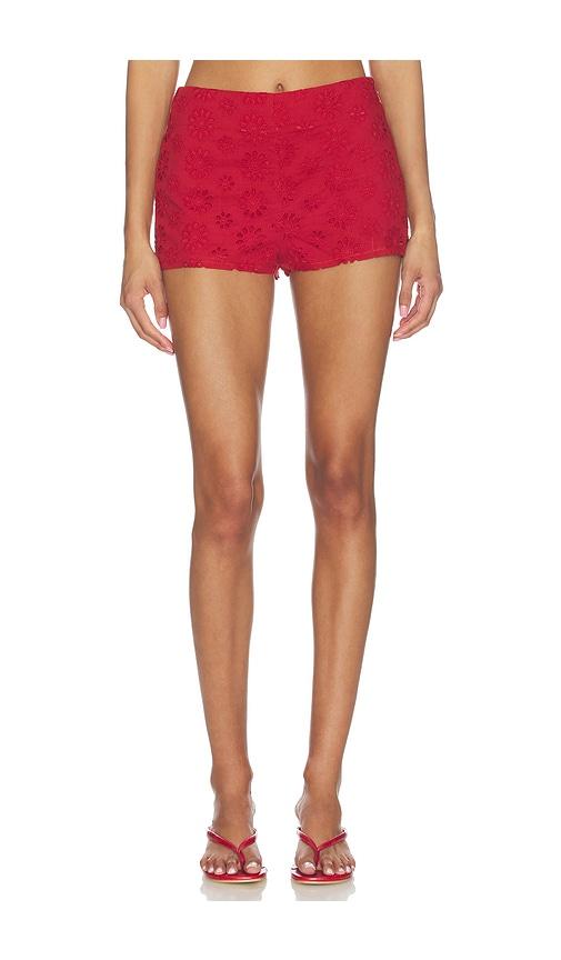 BY.DYLN x REVOLVE Aisling Micro Short in Red by BY.DYLN