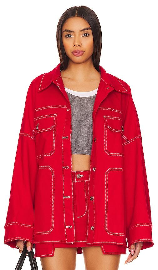 BY.DYLN x REVOLVE Cooper Jacket in Red by BY.DYLN