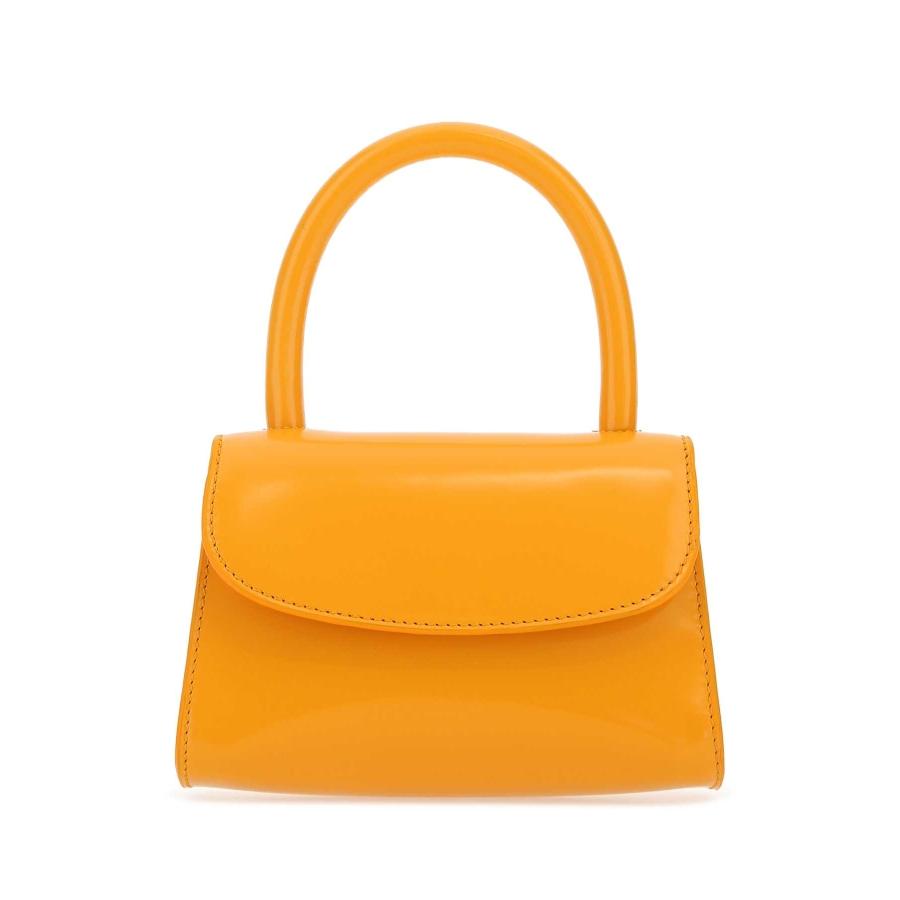 BY FAR Orange Leather Mini Handbag by BY FAR