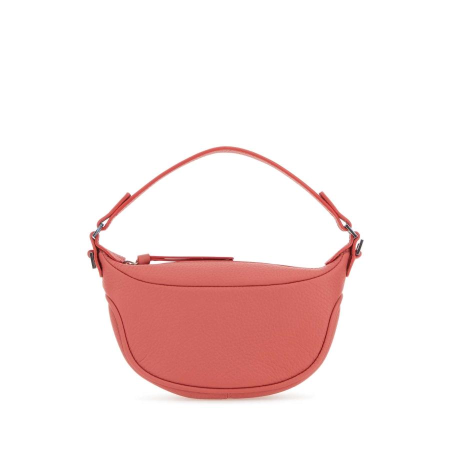 BY FAR Salmon Leather Mini Ami Handbag by BY FAR