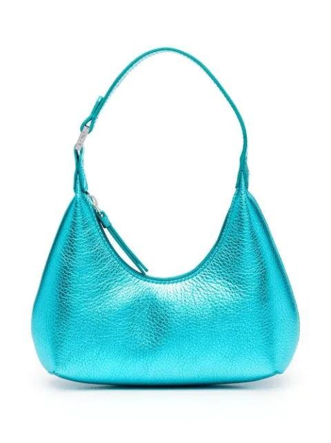 Baby Amber metallic-effect shoulder bag by BY FAR