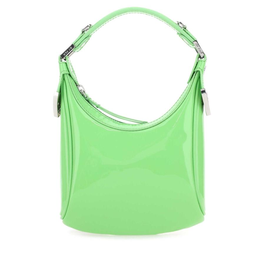 By Far Light Green Leather Cosmo Handbag by BY FAR