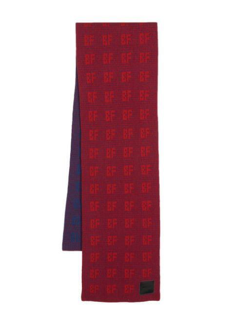 Jacquard Grid scarf by BY FAR