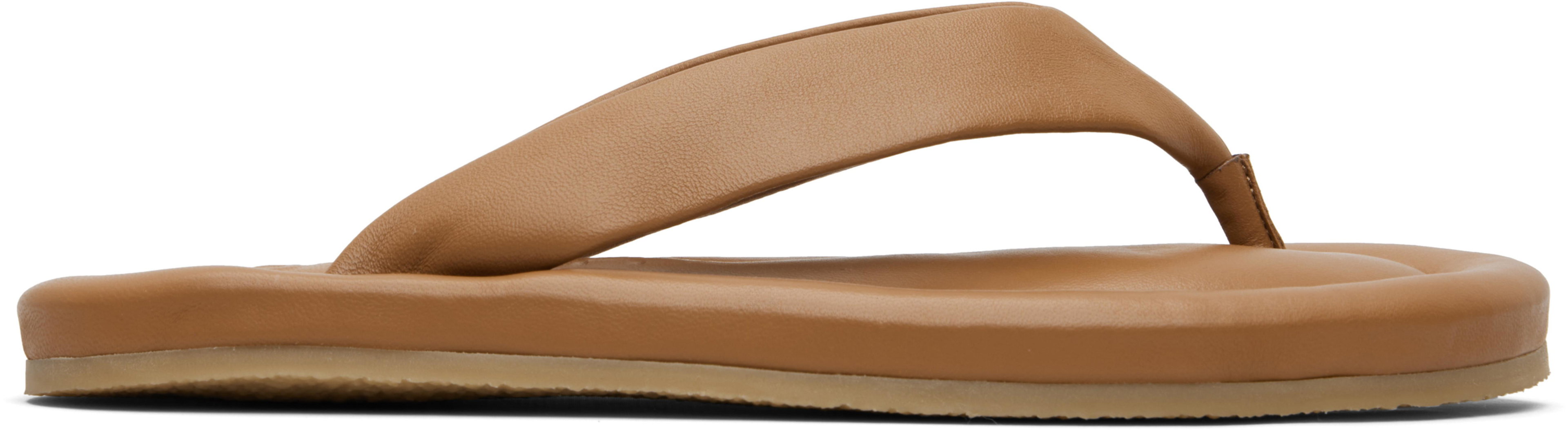 Tan Dasha 2.0 Flip-Flops by BY FAR