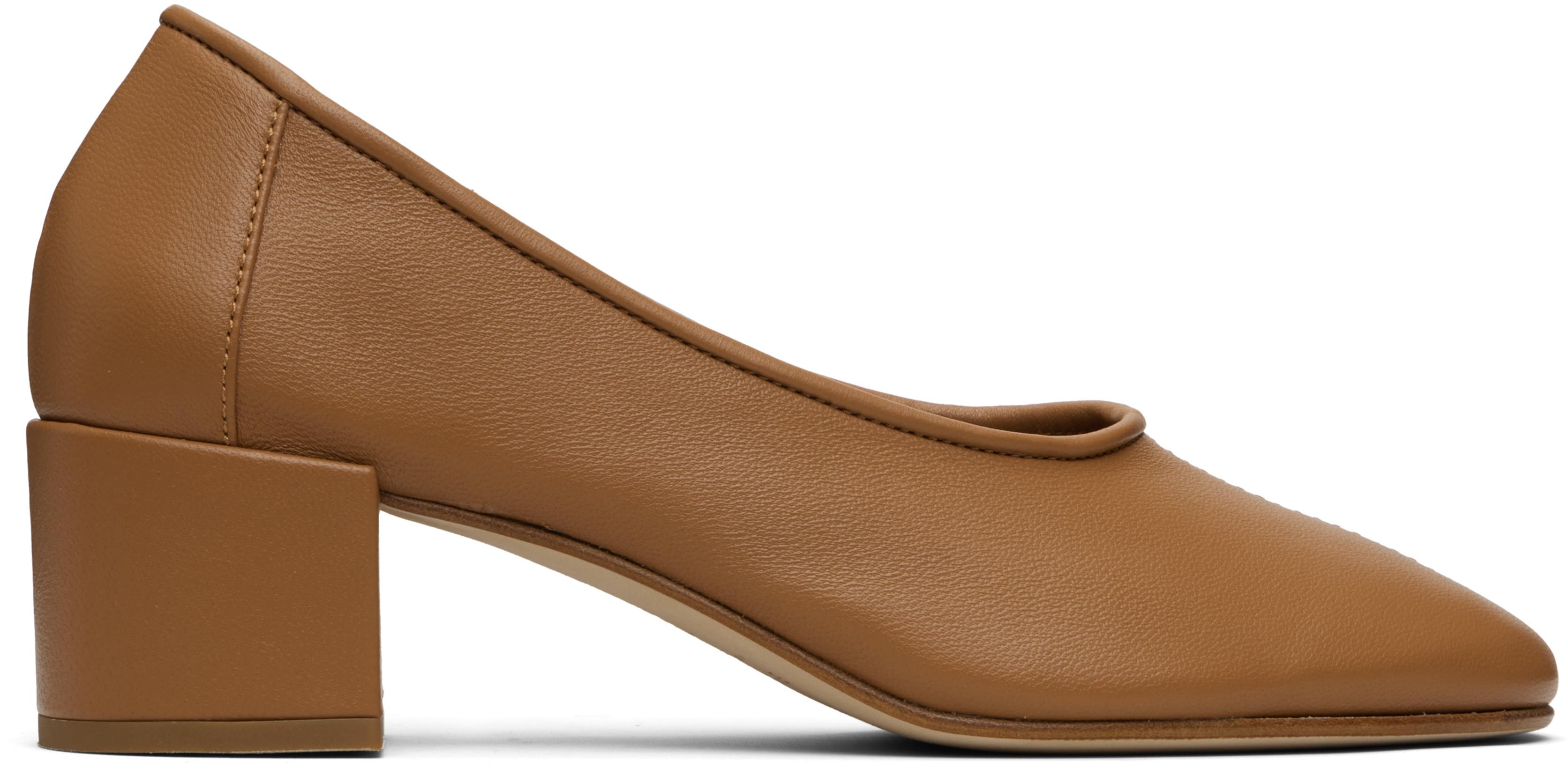 Tan Prudence 45 Heels by BY FAR