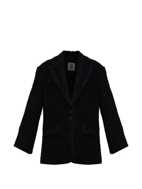 Biena textured button blazer by BY MALENE BIRGER