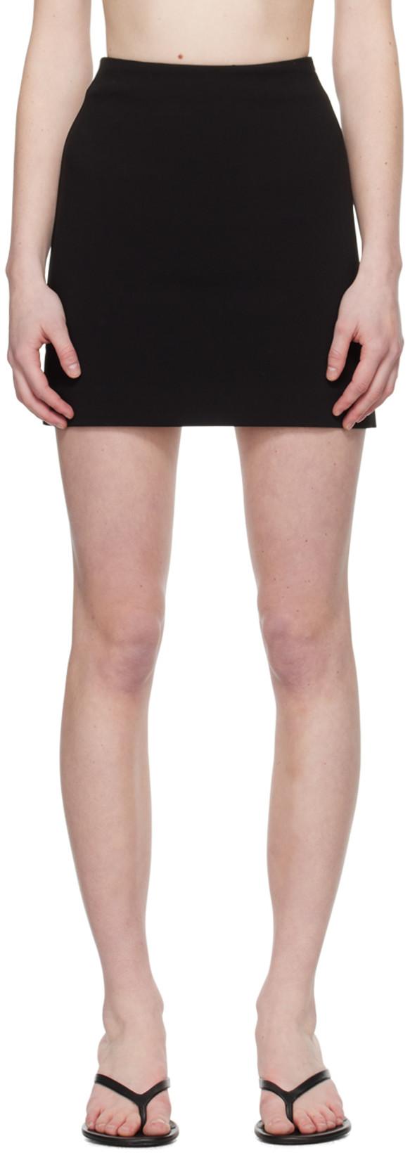 Black Fabiene Miniskirt by BY MALENE BIRGER