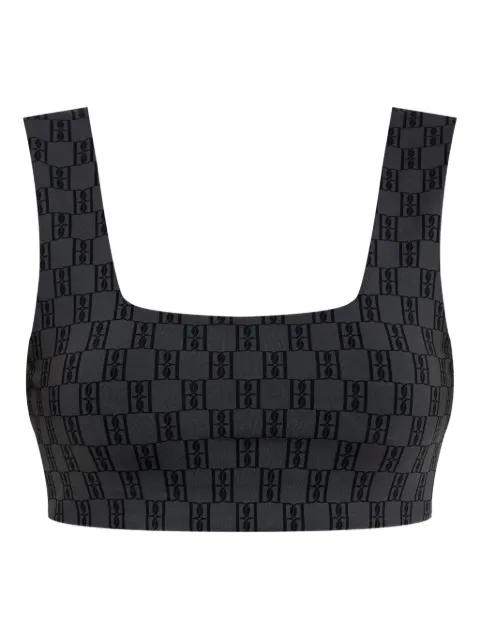 Braga monogrammed cropped top by BY MALENE BIRGER