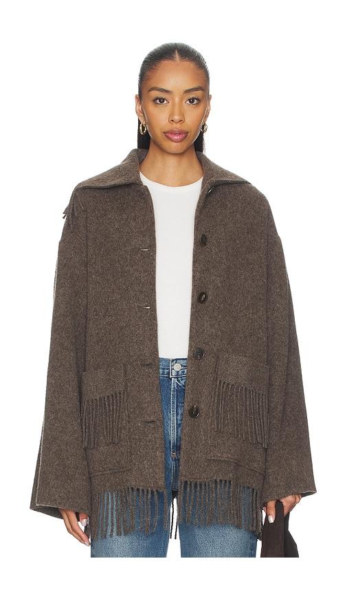 By Malene Birger Boloune Coat in Brown by BY MALENE BIRGER
