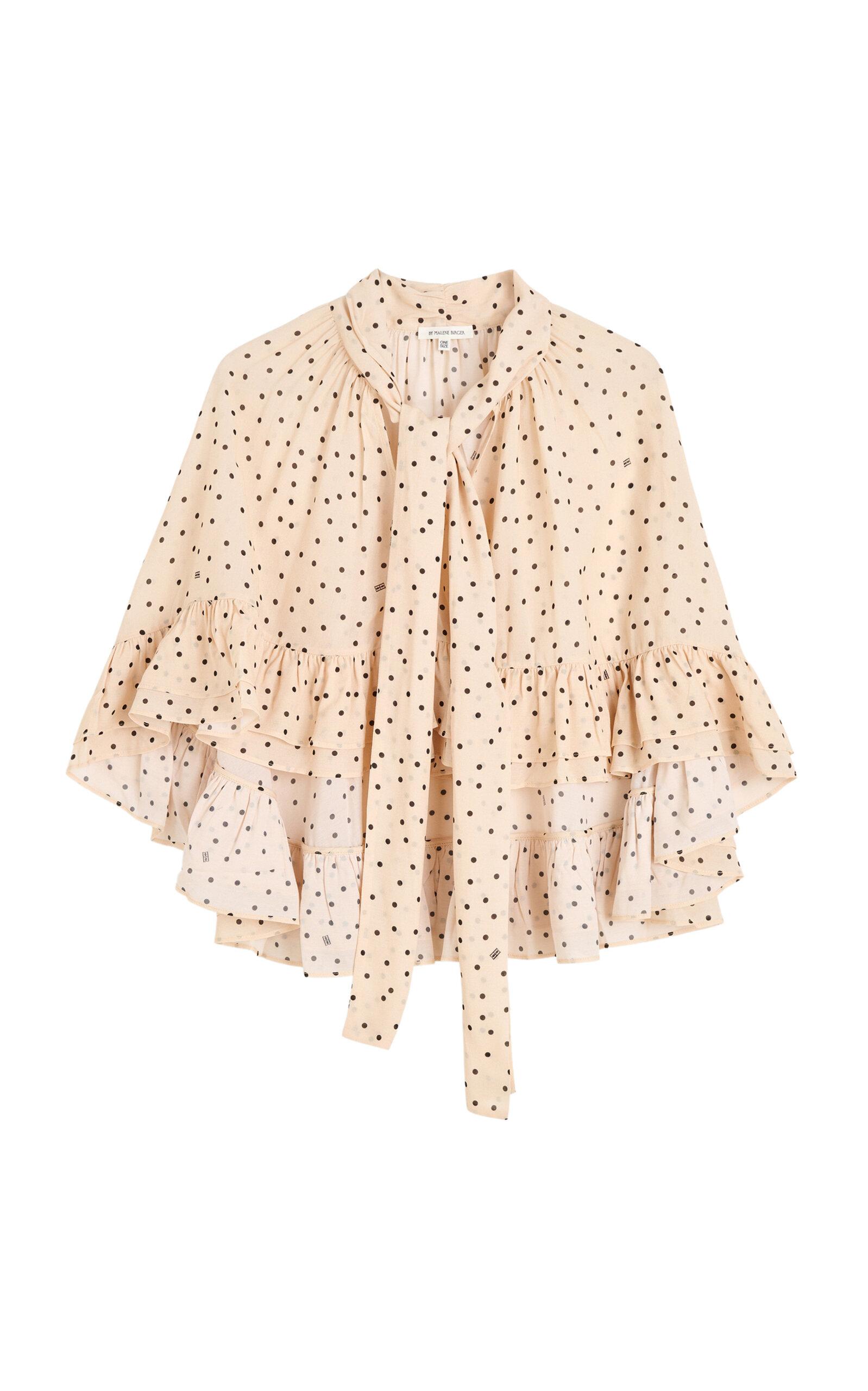 By Malene Birger Cedi Ruffled Tie-Neck Wrap - Moda Operandi by BY MALENE BIRGER