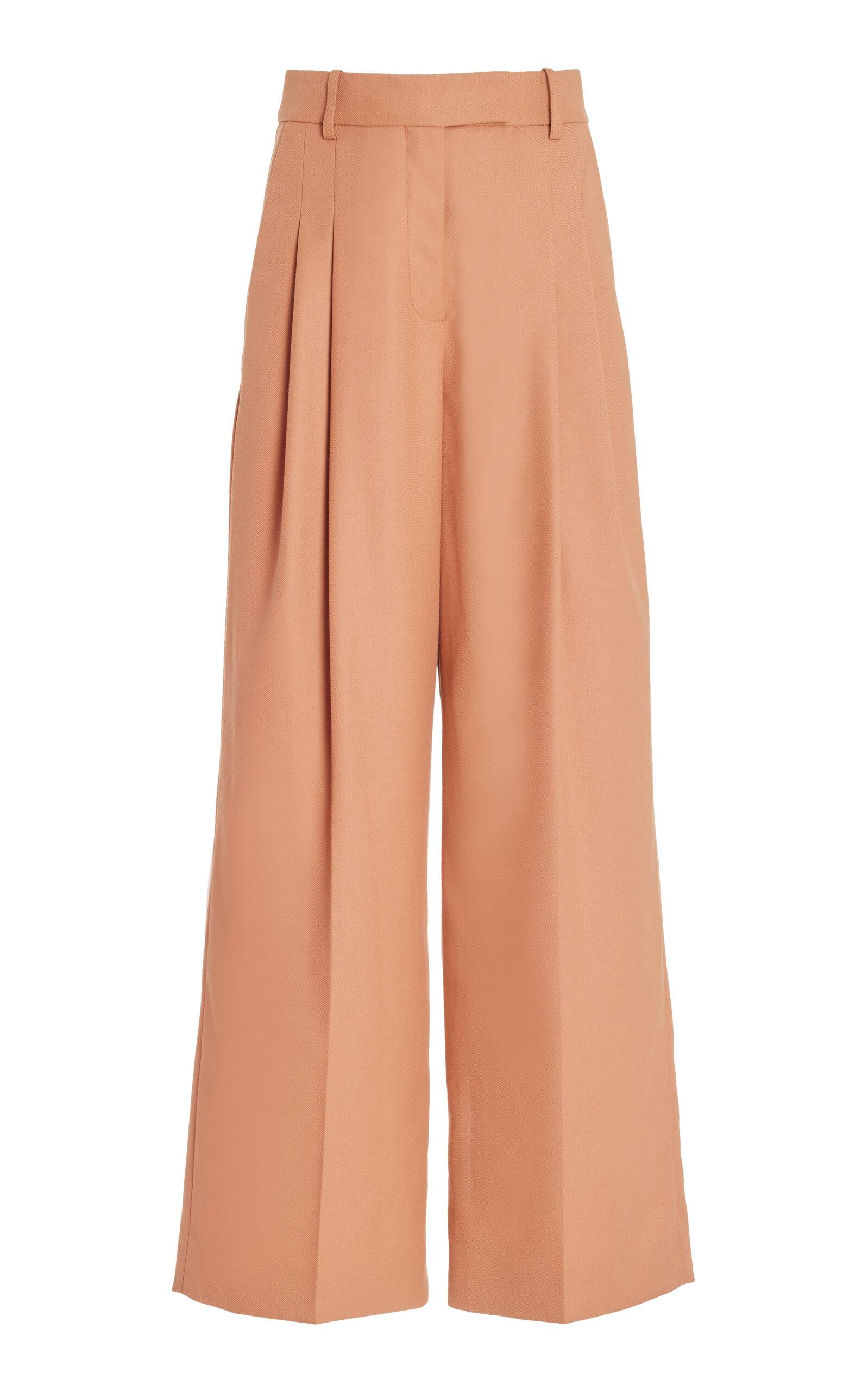 By Malene Birger Cymbaria Twill Wide-Leg Pants - Moda Operandi by BY MALENE BIRGER