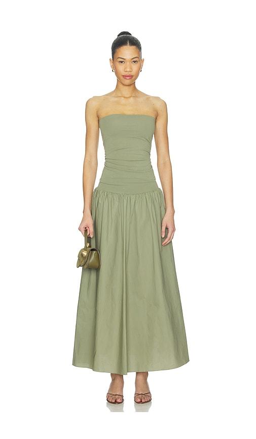 By Malene Birger Marc Dress in Sage by BY MALENE BIRGER