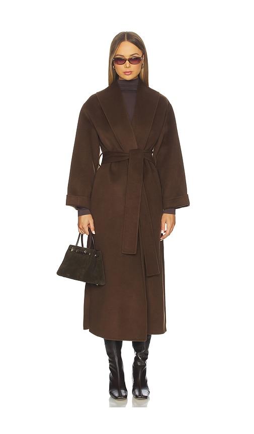 By Malene Birger Trullem Coat in Brown by BY MALENE BIRGER
