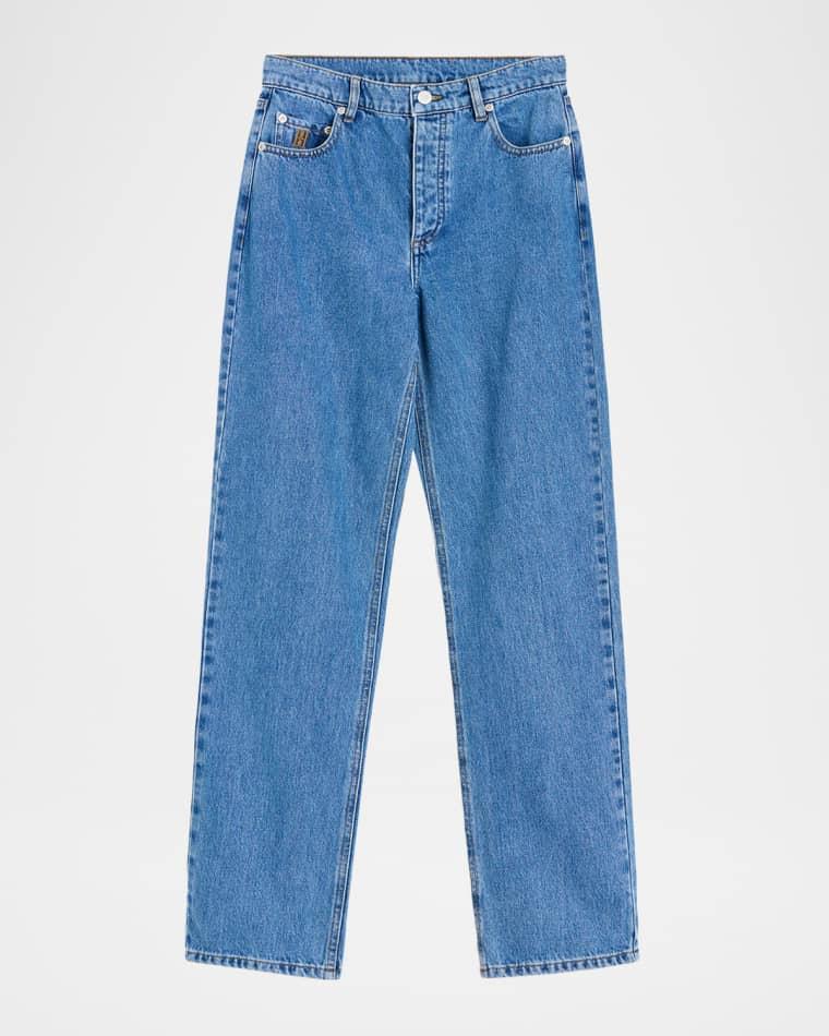 Chicago High-Rise Organic Cotton Denim Jeans by BY MALENE BIRGER