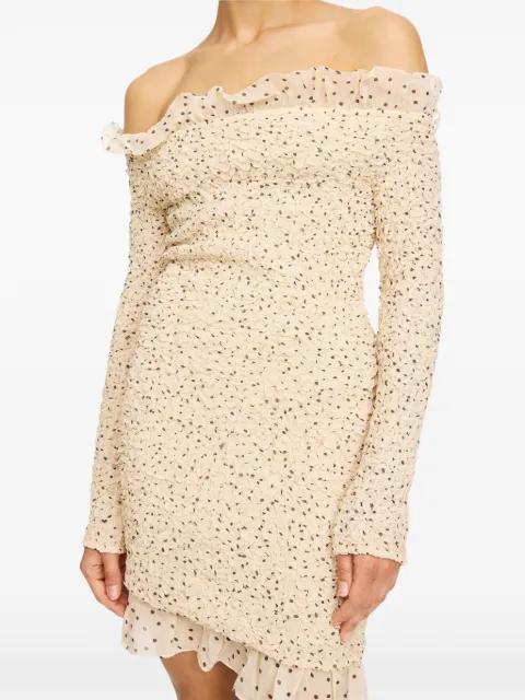 Corinette ruffled polka-dot dress by BY MALENE BIRGER