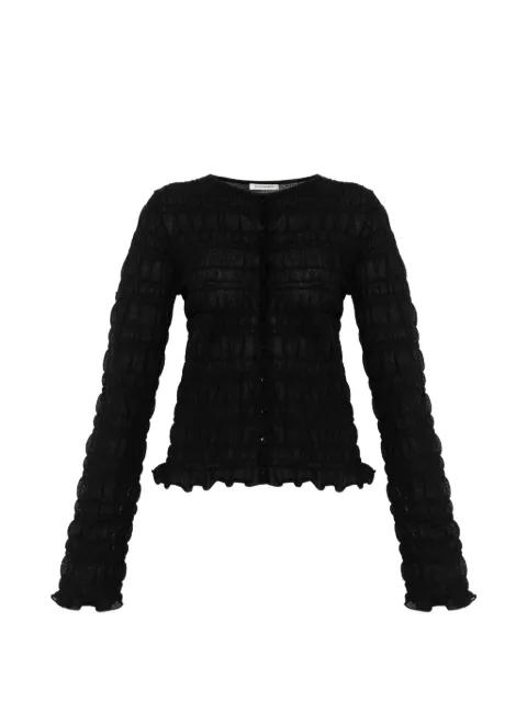 Ebba ruffled cardigan by BY MALENE BIRGER