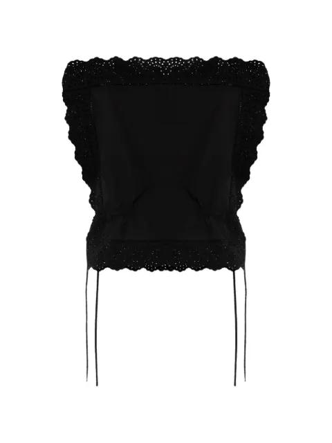 Gerda tie-sides blouse by BY MALENE BIRGER