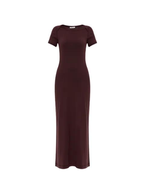 Irina short-sleeve boat-neck maxi dress by BY MALENE BIRGER