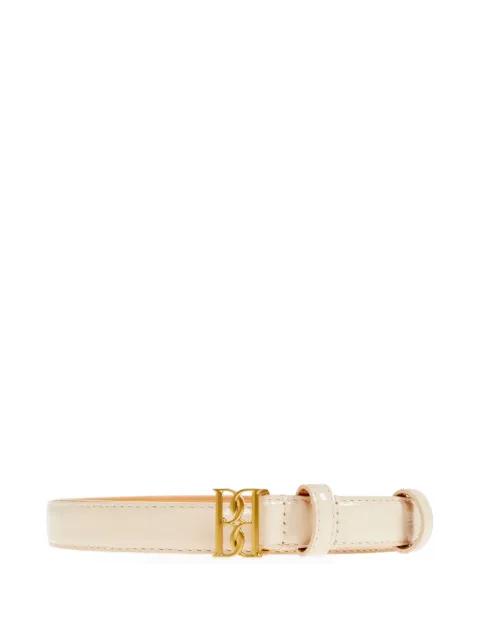 Marlos logo-buckle leather belt by BY MALENE BIRGER