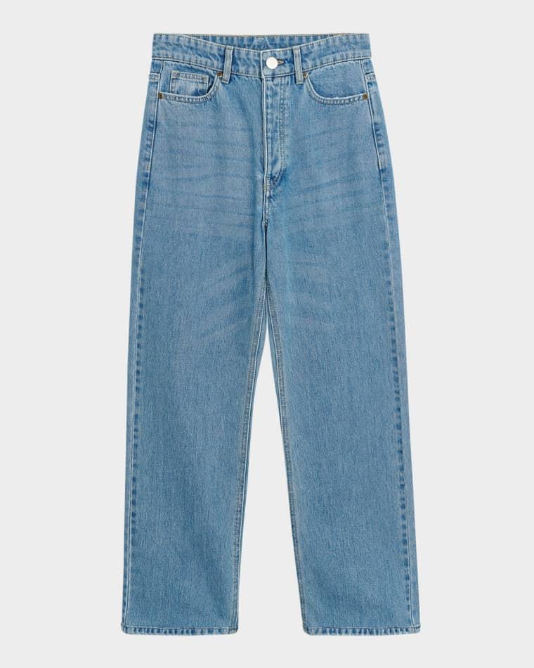 Milium High-Rise Straight Denim Jeans by BY MALENE BIRGER