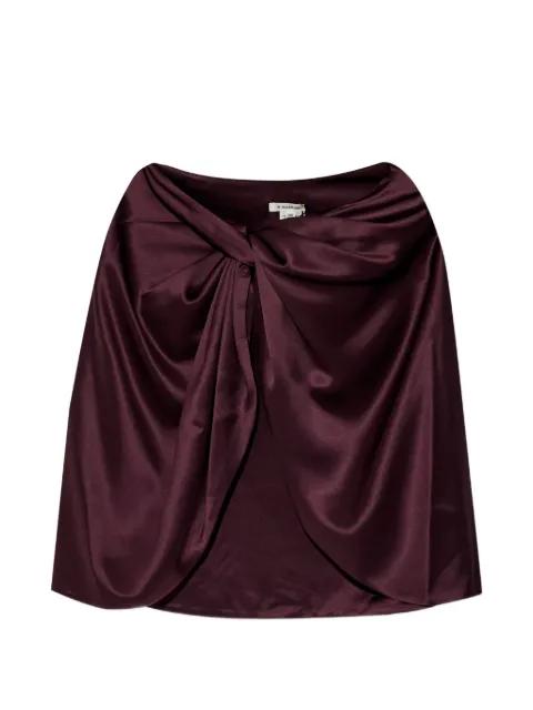 Pinlos knot-detail cape by BY MALENE BIRGER