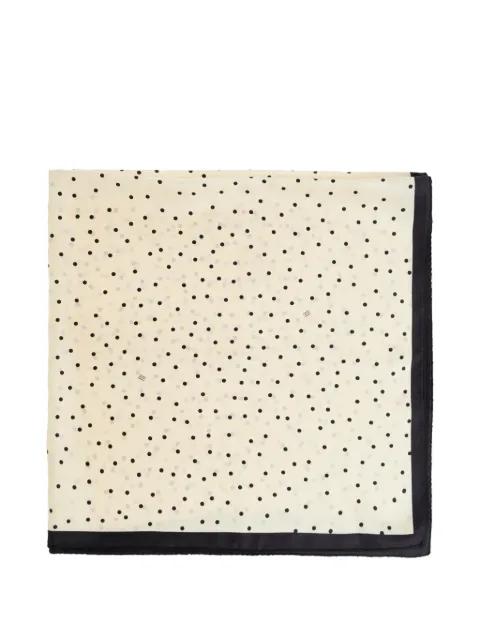 Poula polka-dot border scarf by BY MALENE BIRGER