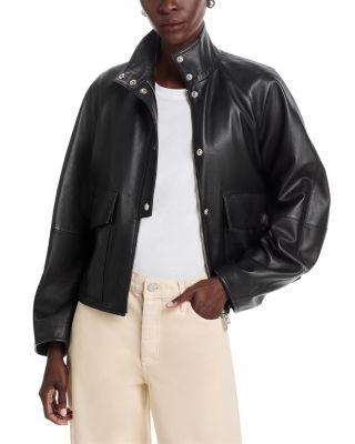 Suzanne Leather Jacket by BY MALENE BIRGER