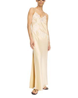 Vera Satin Slip Dress by BY MALENE BIRGER