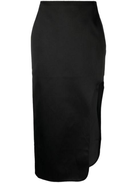 Wick side slit maxi skirt by BY MALENE BIRGER