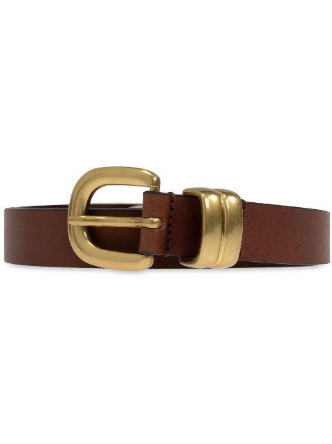 Zoilo leather belt by BY MALENE BIRGER