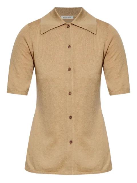 button-down polo shirt by BY MALENE BIRGER