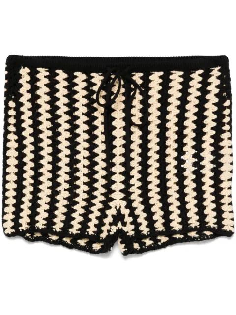 crochet shorts by BY MALENE BIRGER